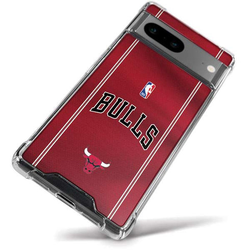 NBA Chicago Bulls Jersey Google Pixel 8 Clear Case